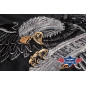 SAS_BLACK EAGLE - Exquisite black western shirt with...