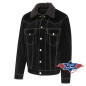 SAS_BLACK EAGLE - Exquisite black western shirt with...