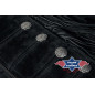 SAS_BRIANNA black - Veste à franges, doublée et...