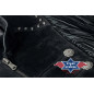 SAS_BRIANNA black - Veste à franges, doublée et...