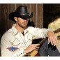 SAS_BRONX - Light straw hat, black, and a high-quality...
