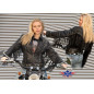 SAS_BROOKLYN - Fringed jacket made of premium,...