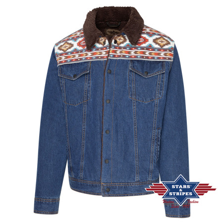 SAS_BULLOCK - Short western denim jacket - Soul Rebel E-SHop