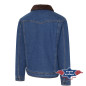 SAS_BULLOCK - Short western denim jacket with an inner...