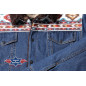 SAS_BULLOCK - Short western denim jacket with an inner...