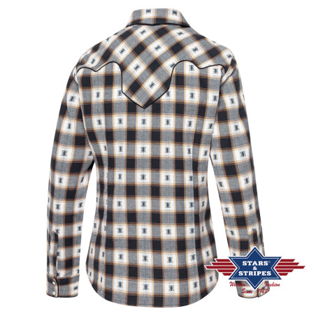 SAS_CASSIDY - Cette blouse western fluide se distingue...