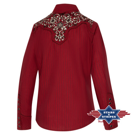 SAS_CATHERINE - Exquise blouse western avec de superbes...
