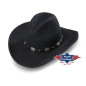 SAS_COLT black - Chapeau en feutre de laine malléable...