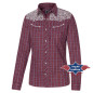 SAS_CORA - Blouse western à carreaux avec empiècement...