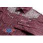 SAS_CORA - Plaid western blouse with embroidered...