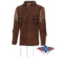 SAS_CROCKETT - High-quality chamois tanned deerskin...