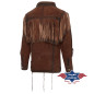 SAS_CROCKETT - High-quality chamois tanned deerskin...