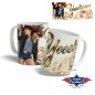 SAS_CUP-04 - Tasse en céramique avec design western -...