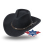 SAS_DALLAS SCHWARZ - Chapeau de forme adaptable en...