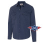 SAS_DANIEL blue - Chemise western exceptionnellement...
