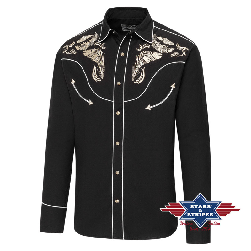 SAS_DIXON - Exquisite western shirt with magnificent...