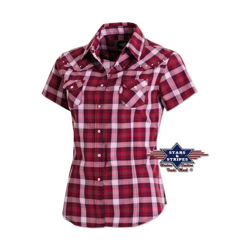 SAS_DOREEN - Light short-sleeved blouse with...