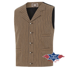 SAS_EARL - Authentique gilet western old-style en coton - Soul Rebel E-Shop