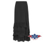 SAS_ELIZA - Jupe midi asymétrique dans le style BoHo....