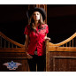 SAS_ELLA - High-quality short-sleeved blouse adorned...