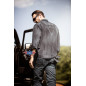 SAS_ENZO - Western shirt in a faded look with...