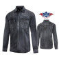 SAS_ENZO - Chemise western avec look fade-out, broderie...