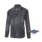 SAS_ENZO - Western shirt in a faded look with...
