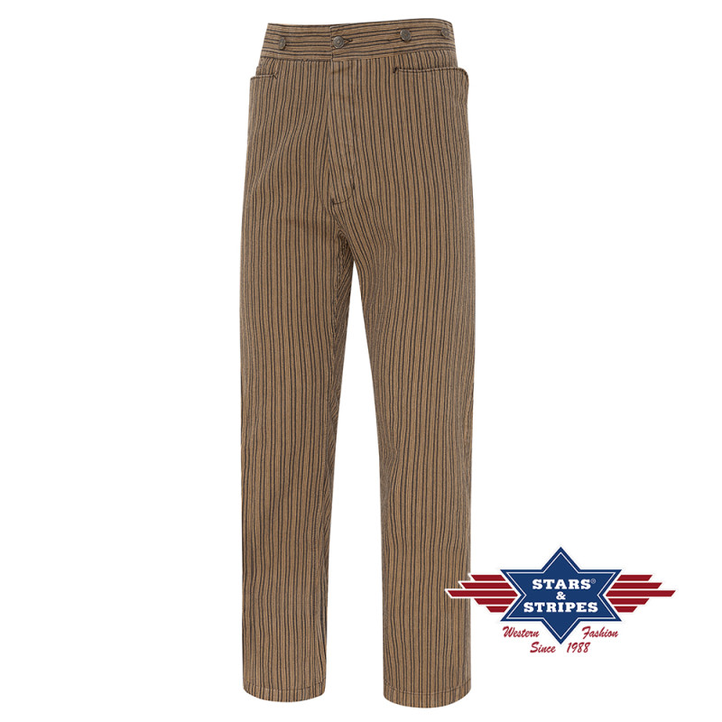 SAS_FRANKIE - Authentique pantalon Western Old-Style en...