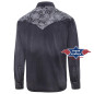 SAS_FRED - Cool western shirt in fade-out look with...