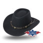 SAS_GAMBLER - Shapeable wool felt hat with high-quality...