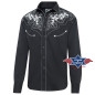 SAS_GARTH - Exquise chemise western avec de superbes...