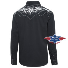 SAS_GARTH - Exquise chemise western avec de superbes...