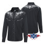 SAS_GARTH - Exquise chemise western avec de superbes...
