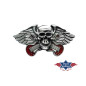SAS_GS-411 - Cool biker belt buckle with enamel effects...