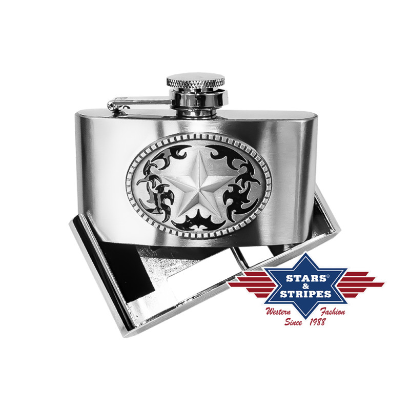 SAS_GS-509 - Western belt buckle with attached star,...