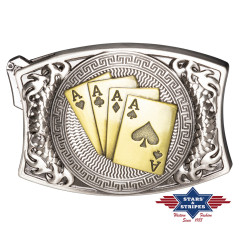 SAS_GS-601 - Boucle de ceinture western avec cartes de...