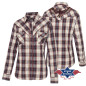 SAS_HARPER - This softly draped Western blouse stands...
