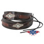 SAS_HB-44 - Decorative hatband with attached faux...