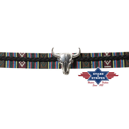 SAS_HB-48 - Ruban de chapeau décoratif tissé avec une...