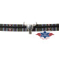 SAS_HB-48 - Decorative woven hatband with braided...