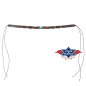 SAS_HB-49 - Decorative faux leather hat band edged...