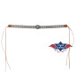 SAS_HB-51 - Ruban de chapeau en similicuir richement...