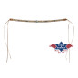 SAS_HB-52 - Elaborately embroidered faux leather hat...