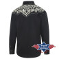 SAS_HENRY - Elégante chemise western avec broderie...