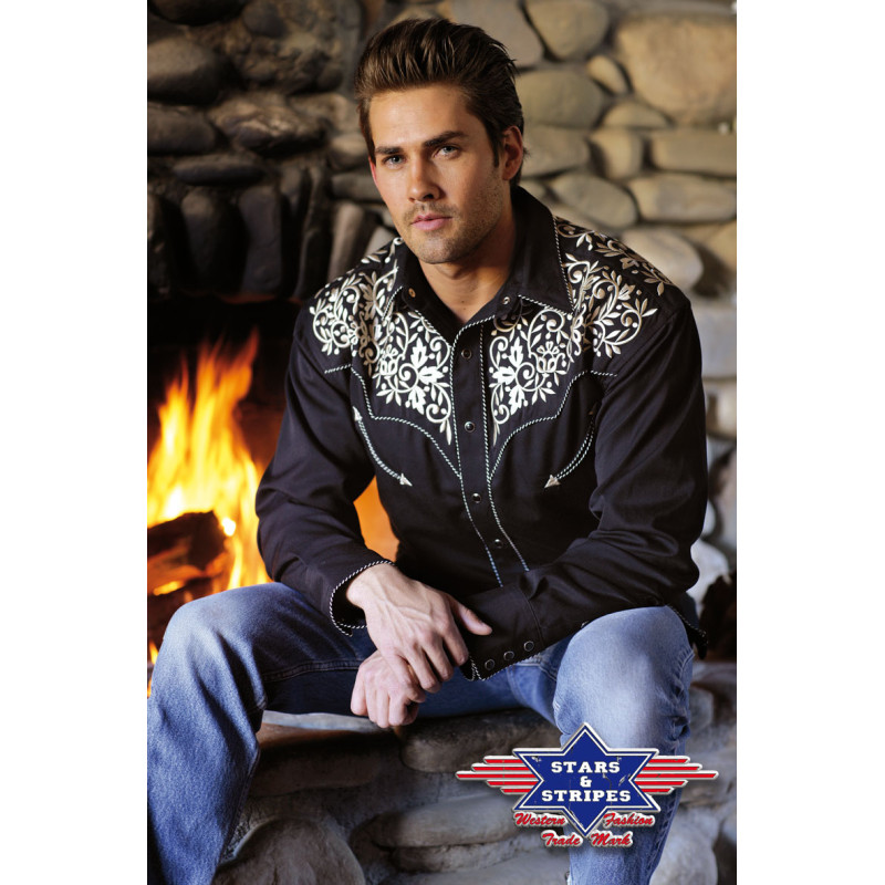 SAS_HENRY - Exquisite western shirt with gorgeous...