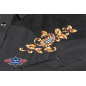 SAS_HOGAN black - Western shirt with embroidered...