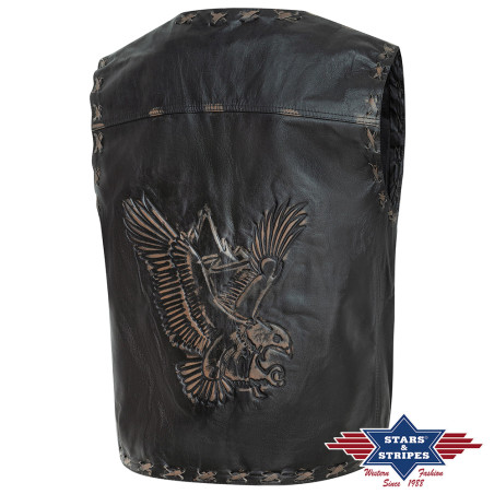 SAS_HONDO - Veste en vachette de coupe classique....