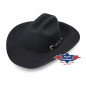 SAS_HOUSTON black - Chapeau en feutre de qualité...