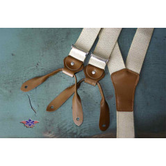 SAS_HT-02 NATUR - Bretelles avec pattes en cuir pour...
