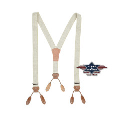 SAS_HT-02 NATUR - Bretelles avec pattes en cuir - Soul Rebel E-Shop
